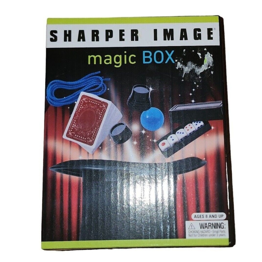 Sharper Image Magic Box Set Five Amazing Tricks Pick-A-Card Reappearing
